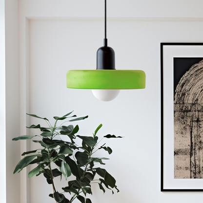 LumyHome | Bauhaus Hängeleuchte aus farbigem Glas