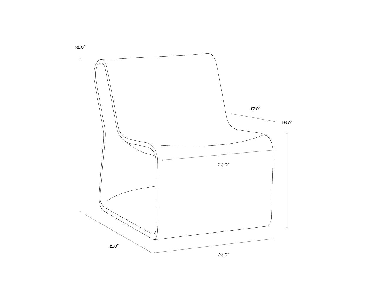 Sunpan Odyssey Lounge Chair