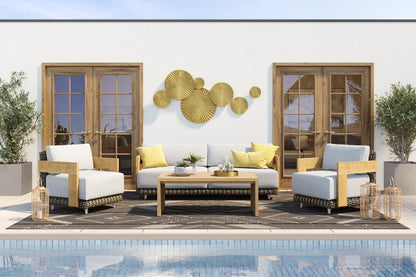 Sunpan Potenza Armchair Palazzo Cream