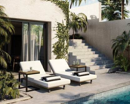 Sunpan Geneve Lounger Palazzo Cream