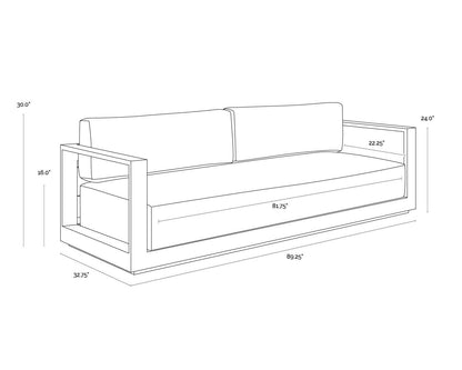 Sunpan Tavira Sofa