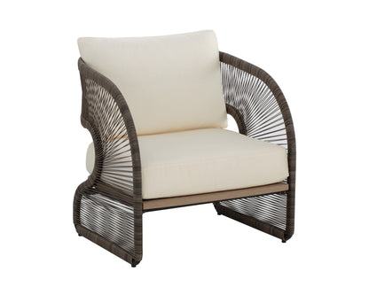 Sunpan Toulon Lounge Chair Stinson Cream