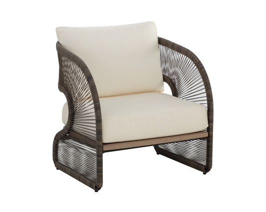 Sunpan Toulon Lounge Chair Stinson Cream