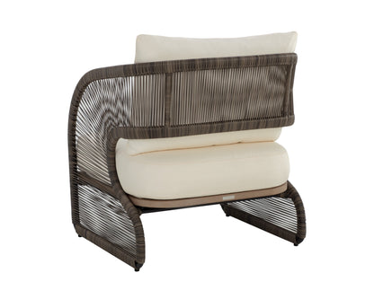 Sunpan Toulon Lounge Chair Stinson Cream