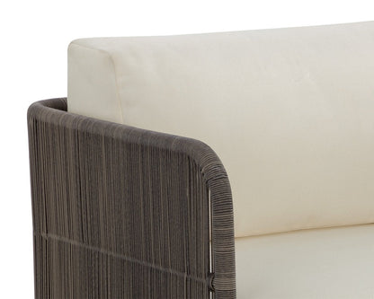 Sunpan Ravenna Swivel Armchair Stinson Cream