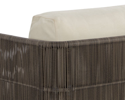 Sunpan Ravenna Swivel Armchair Stinson Cream