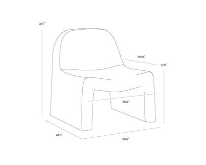 Sunpan Kessel Lounge Chair