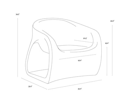 Sunpan Orson Lounge Chair