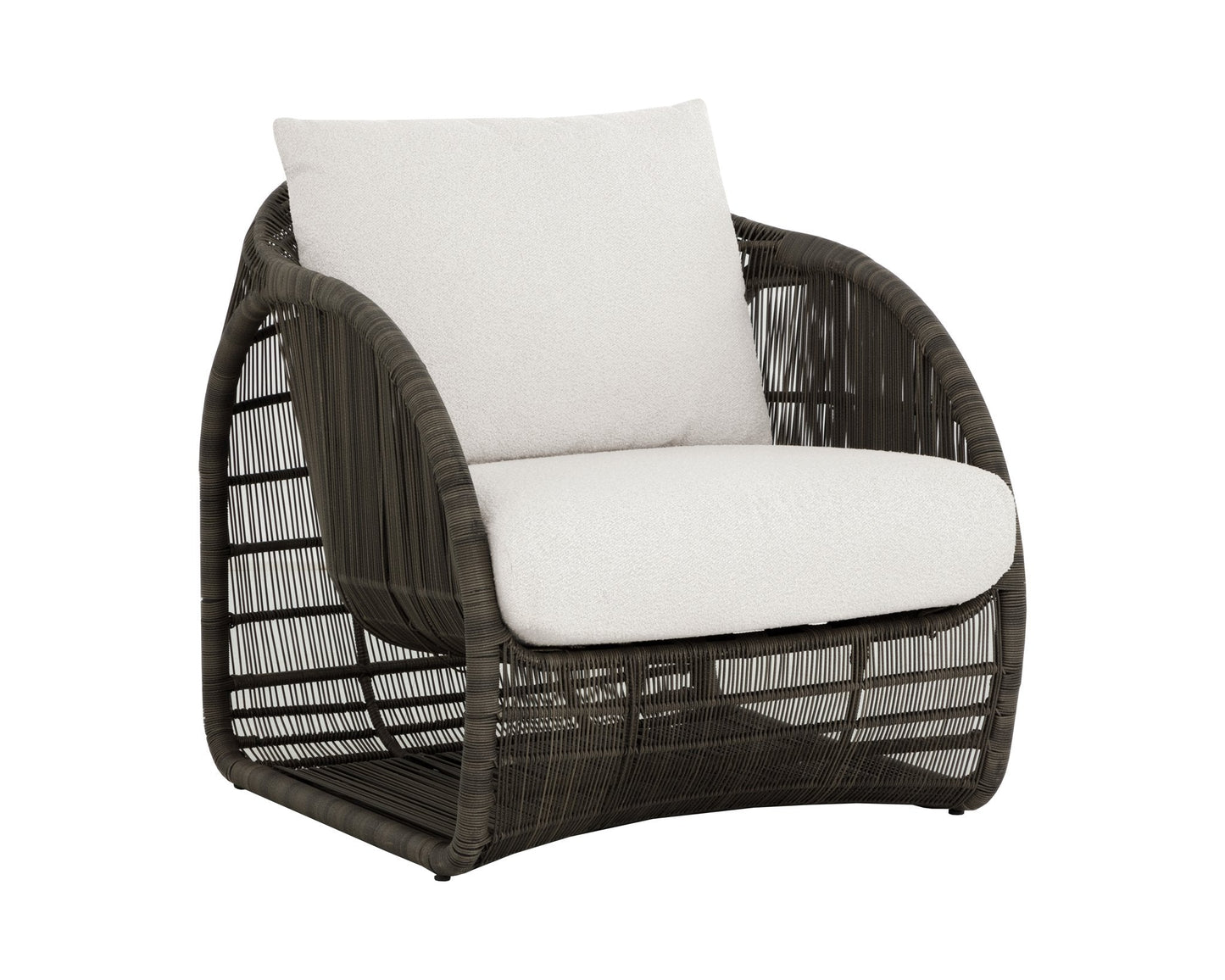Sunpan Tulum Lounge Chair Louis Cream