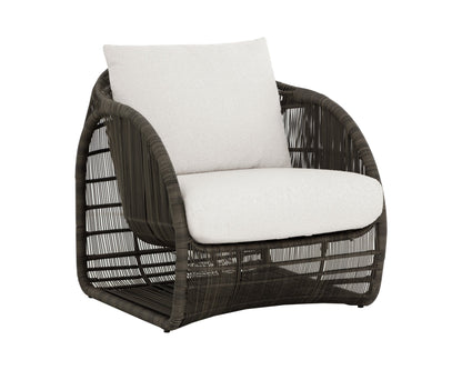 Sunpan Tulum Lounge Chair Louis Cream