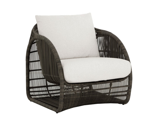 Sunpan Tulum Lounge Chair Louis Cream