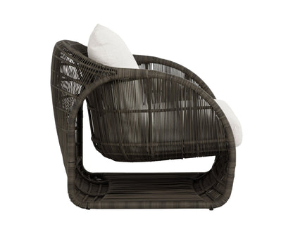 Sunpan Tulum Lounge Chair Louis Cream