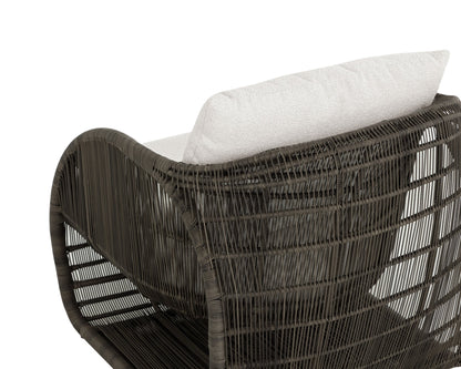 Sunpan Tulum Lounge Chair Louis Cream