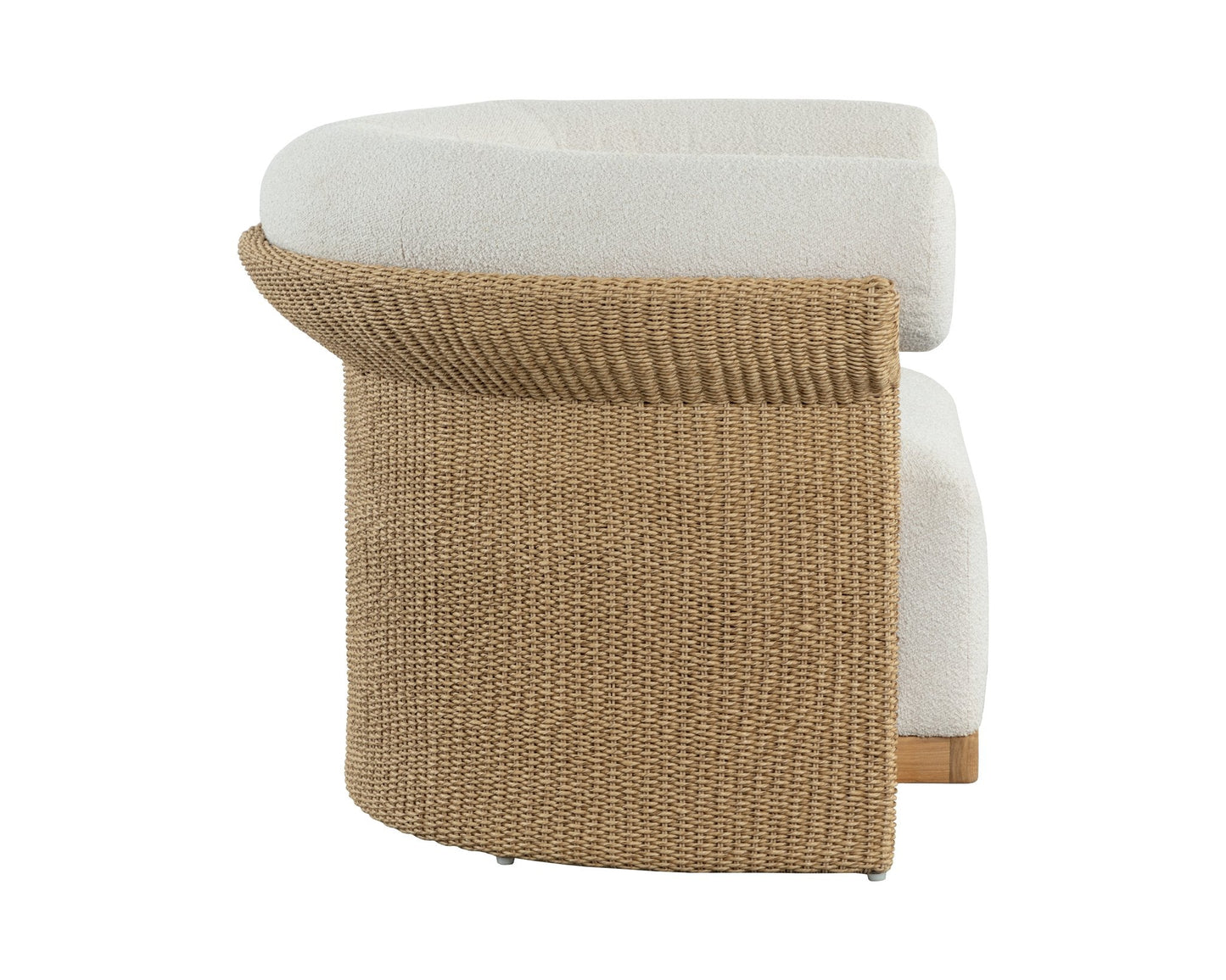 Sunpan Asos Lounge Chair Louis Cream