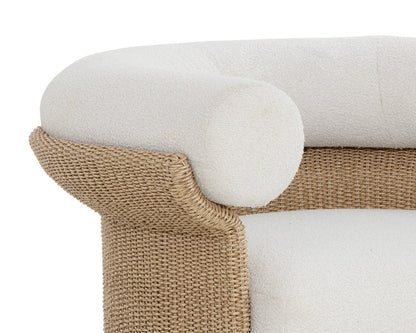 Sunpan Asos Lounge Chair Louis Cream