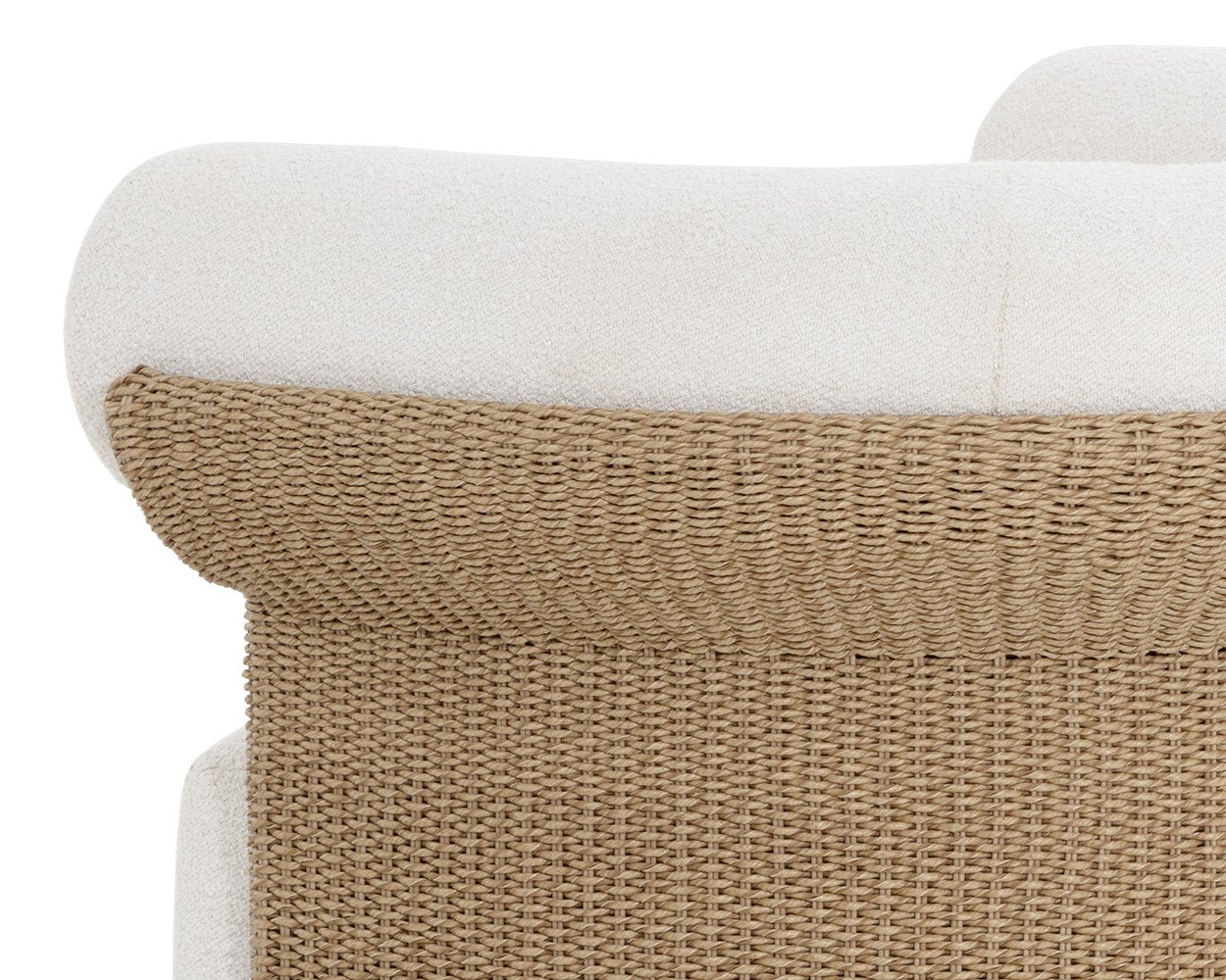 Sunpan Asos Lounge Chair Louis Cream