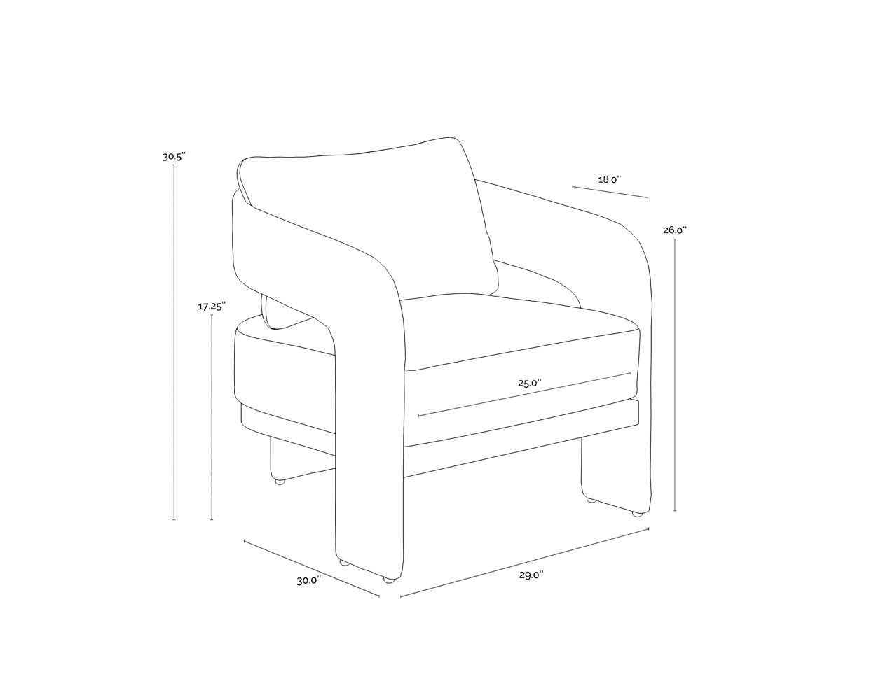 Sunpan Pylos Lounge Chair