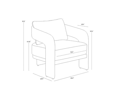 Sunpan Pylos Lounge Chair