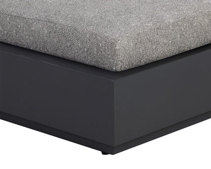 Sunpan Tavira Lounger Charcoal Lanikai Salt And Pepper