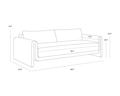 Sunpan Tibi Sofa