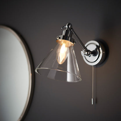Faraday Bathroom Wall Light - Chrome