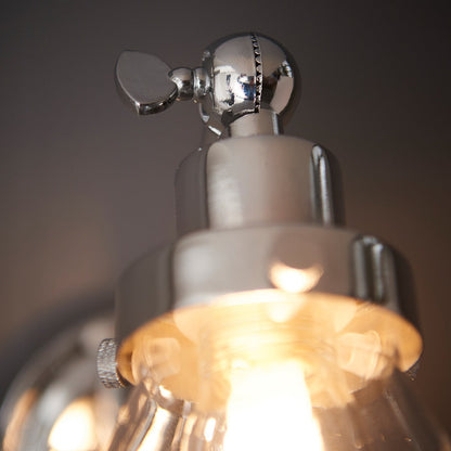Faraday Bathroom Wall Light - Chrome