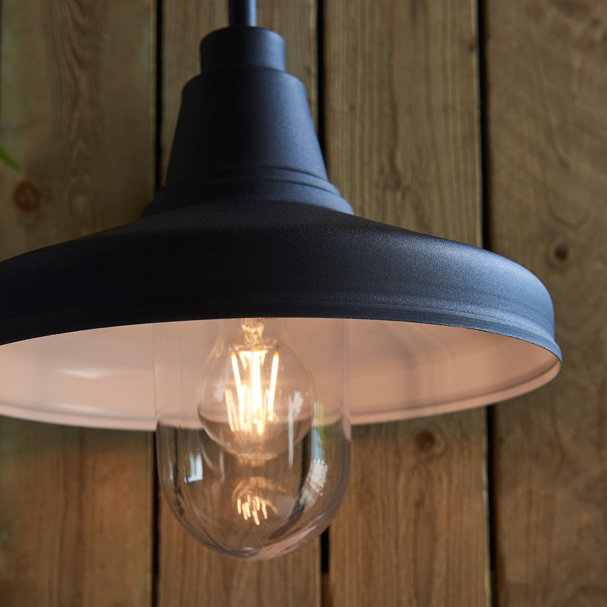 Farmhouse Outdoor Wall Light - Black