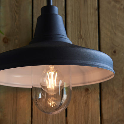 Farmhouse Outdoor Wall Light - Black
