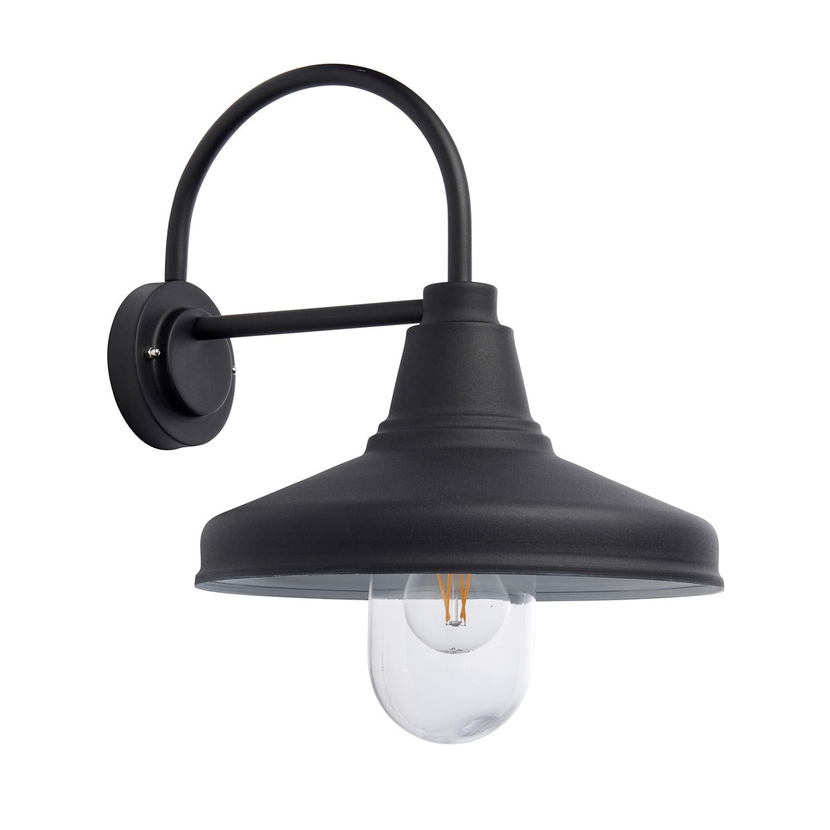 Farmhouse Outdoor Wall Light - Black