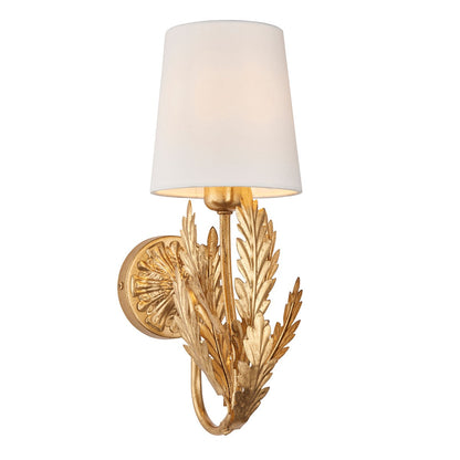 Delphine Leaf Wall Light - Gold