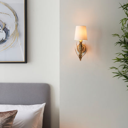 Delphine Leaf Wall Light - Gold