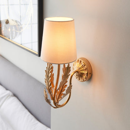 Delphine Leaf Wall Light - Gold