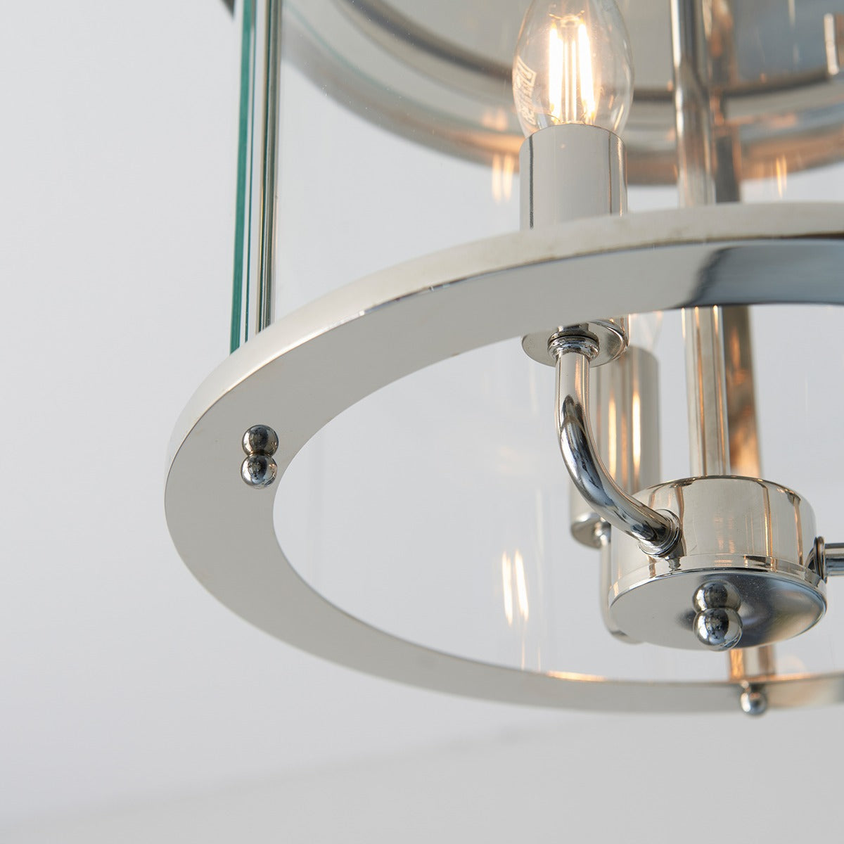 Hampworth 3 Ceiling Light - Silver