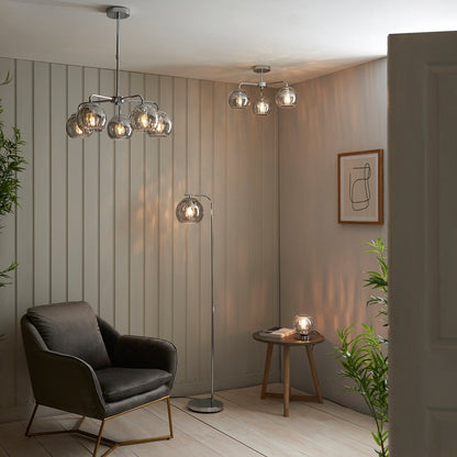 Dimple 5 Pendant Light - Chrome