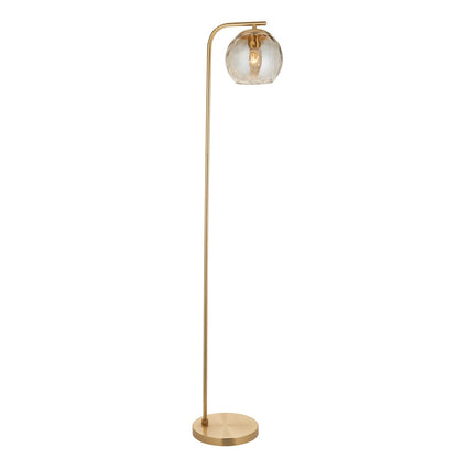 Dimple Floor Lamp - Satin Gold