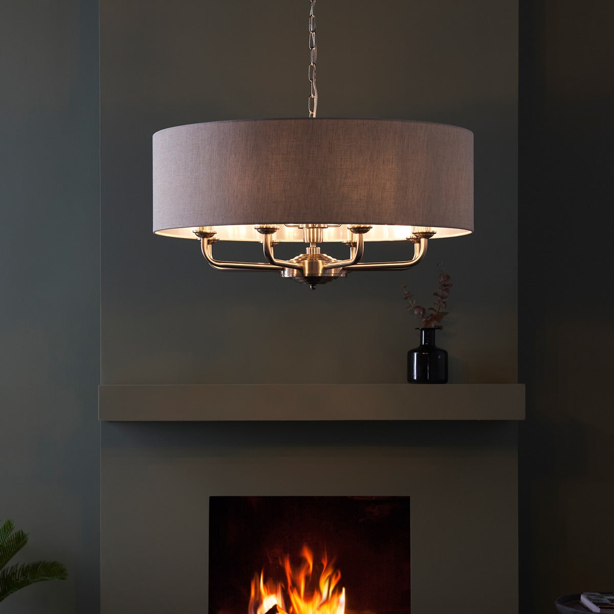 Highclere 8 Pendant Light - Chrome
