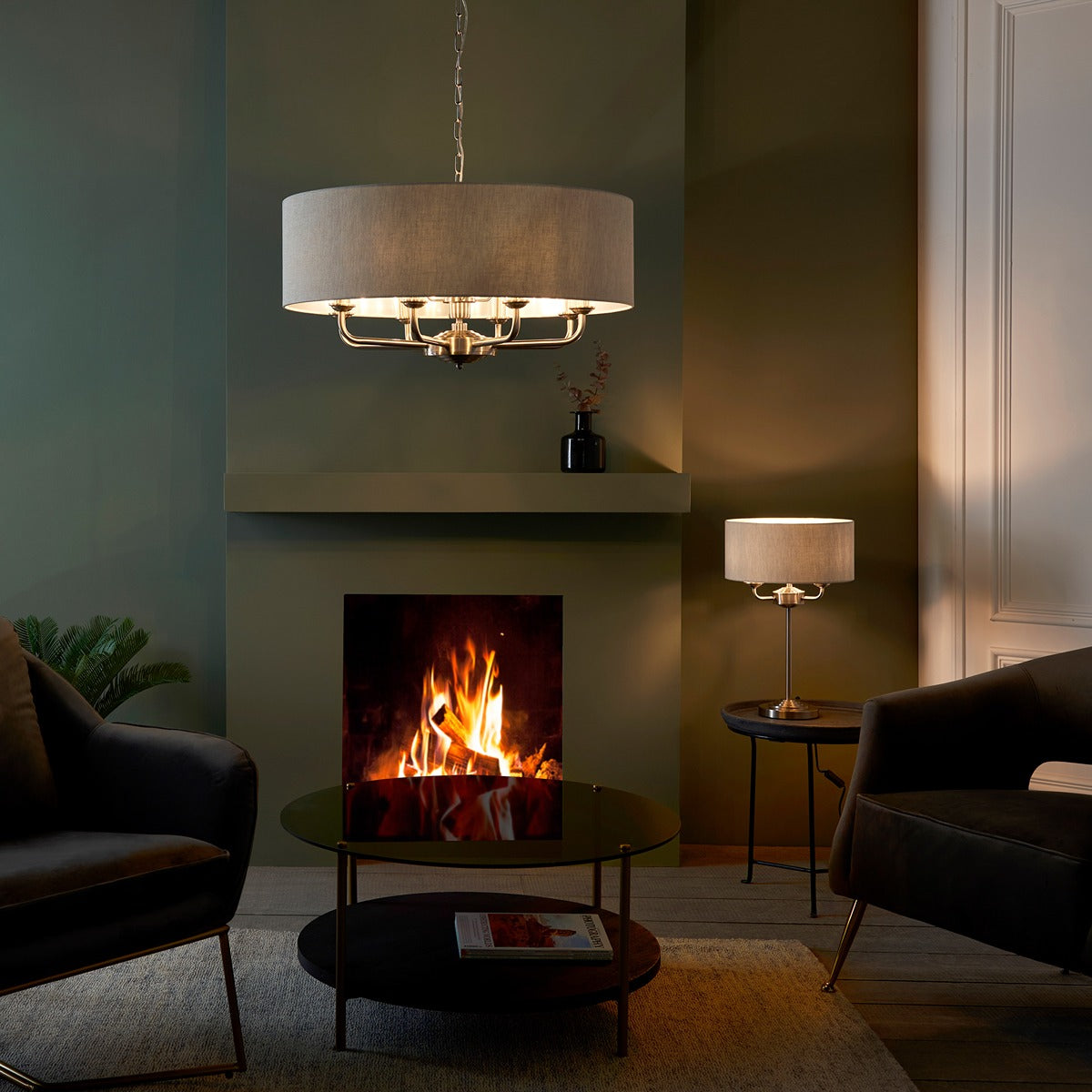 Highclere 8 Pendant Light - Chrome