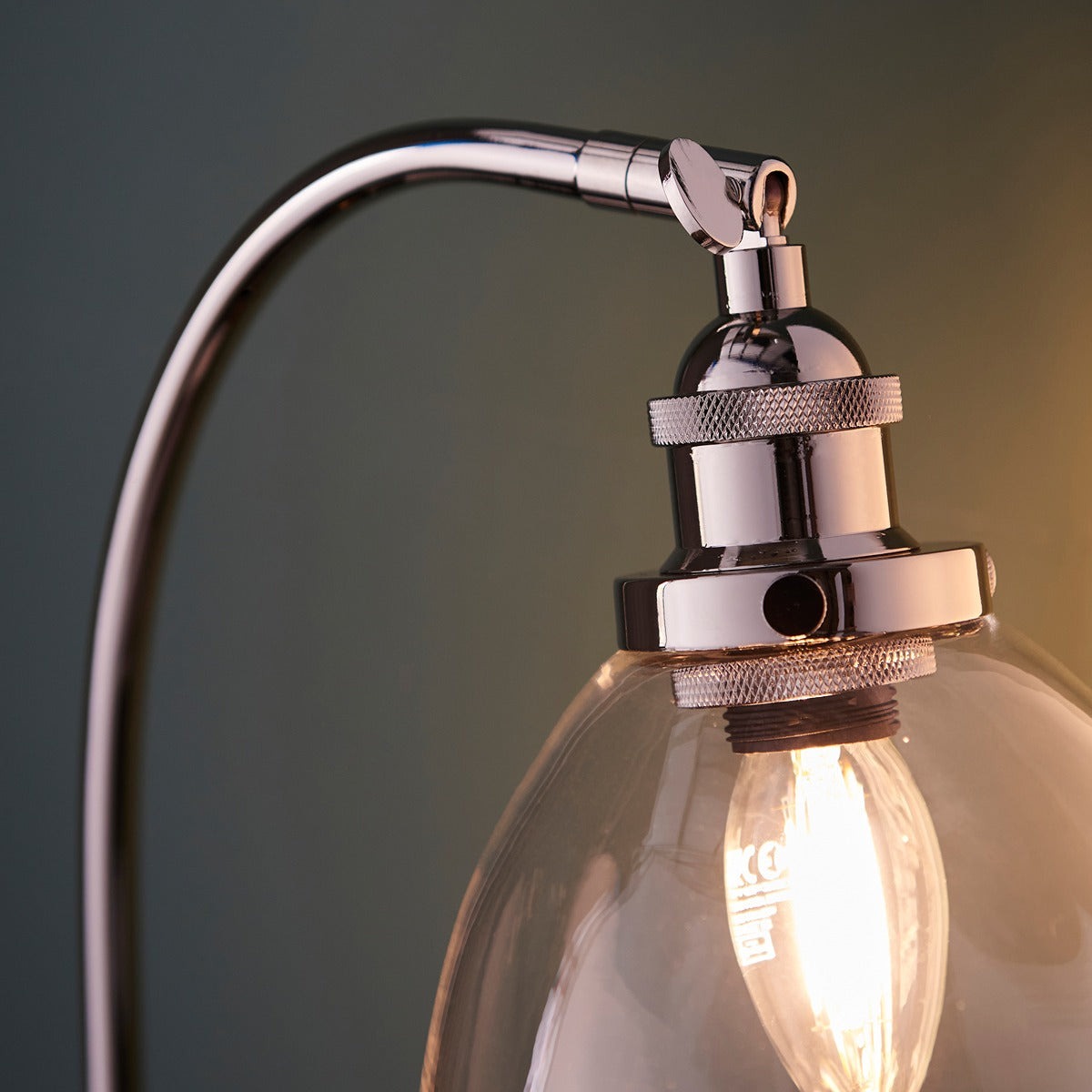 Hendon Table Lamp - Bright Nickel