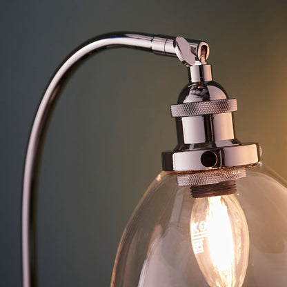 Hendon Table Lamp - Bright Nickel