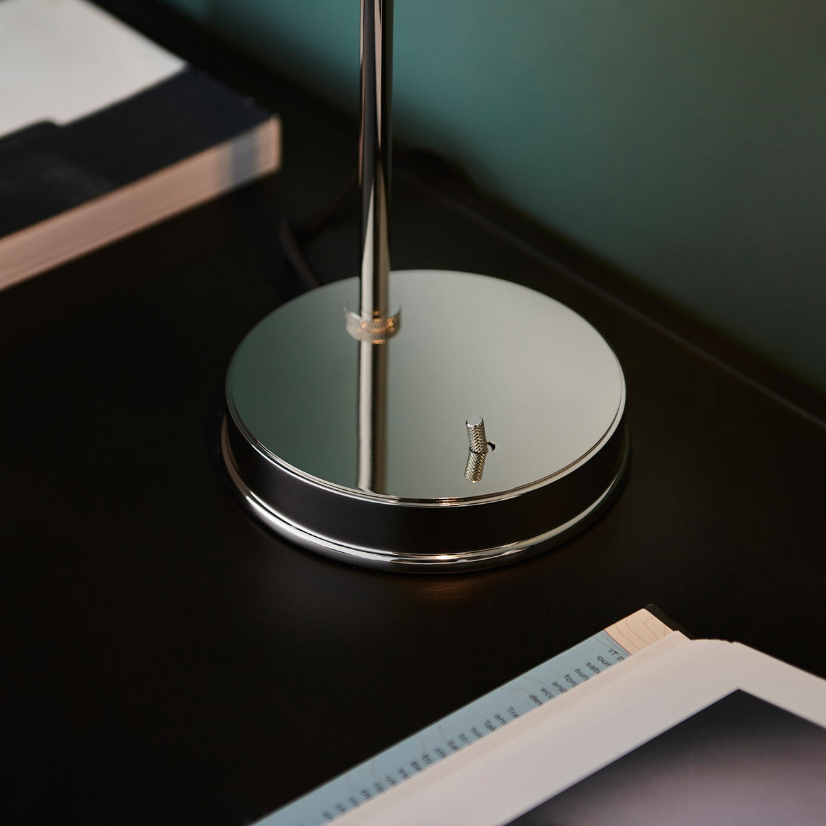 Hendon Table Lamp - Bright Nickel