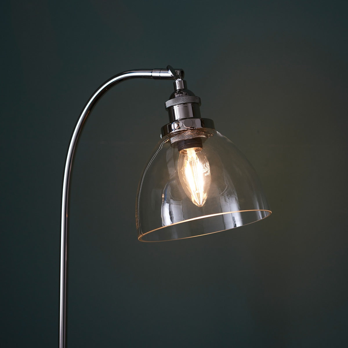 Hendon Table Lamp - Bright Nickel