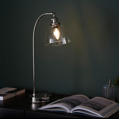 Hendon Table Lamp - Bright Nickel