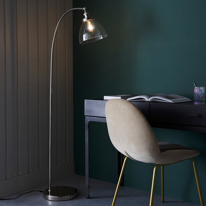Hendon Floor Lamp - Bright Nickel