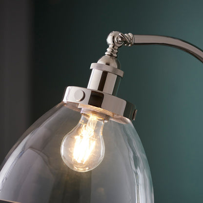 Hendon Floor Lamp - Bright Nickel