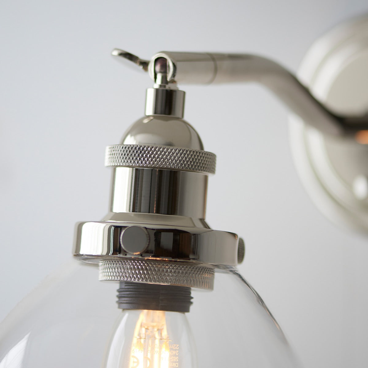 Hendon Wall Light - Bright Nickel