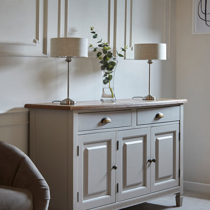 Highclere Table Lamp - Chrome