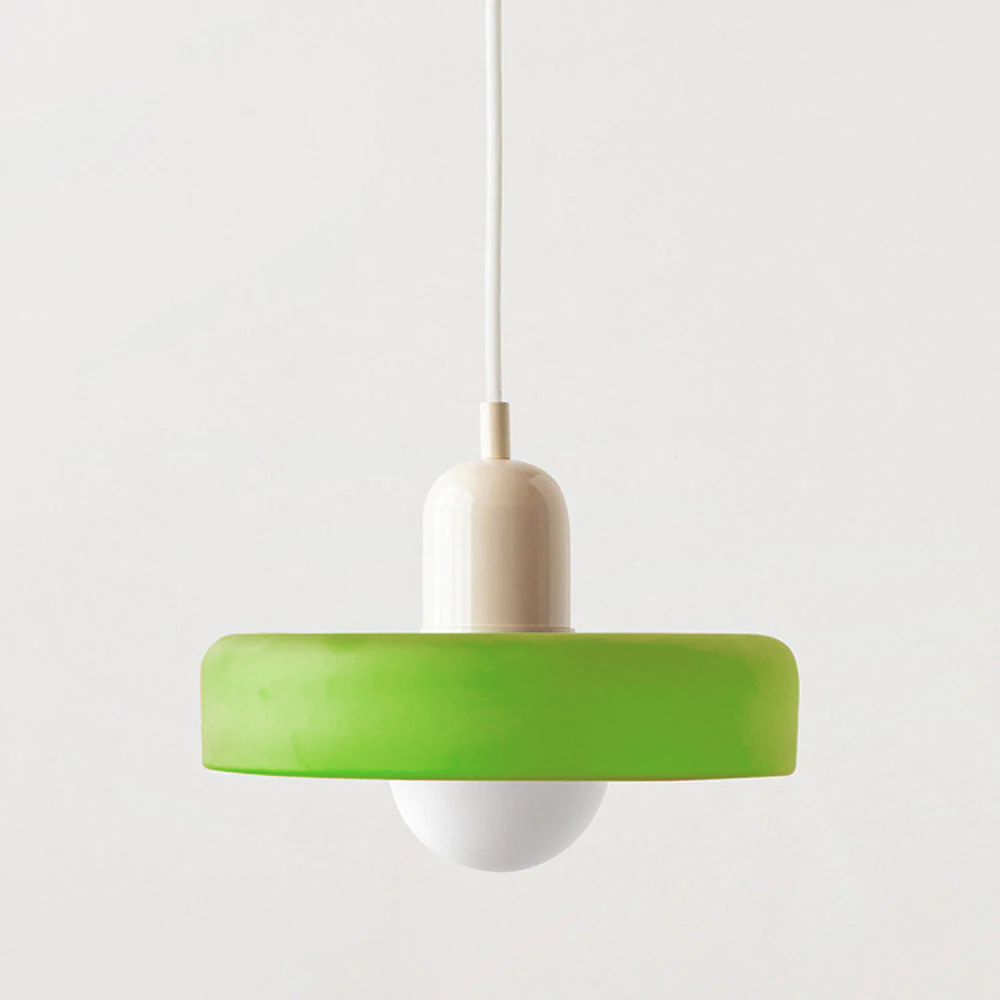 LumyHome | Bauhaus Hängeleuchte aus farbigem Glas