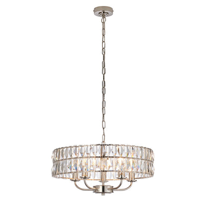 Clifton 5 Pendant Light - Bright Nickel