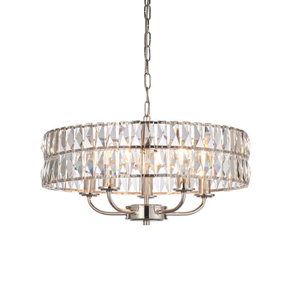 Clifton 5 Pendant Light - Bright Nickel