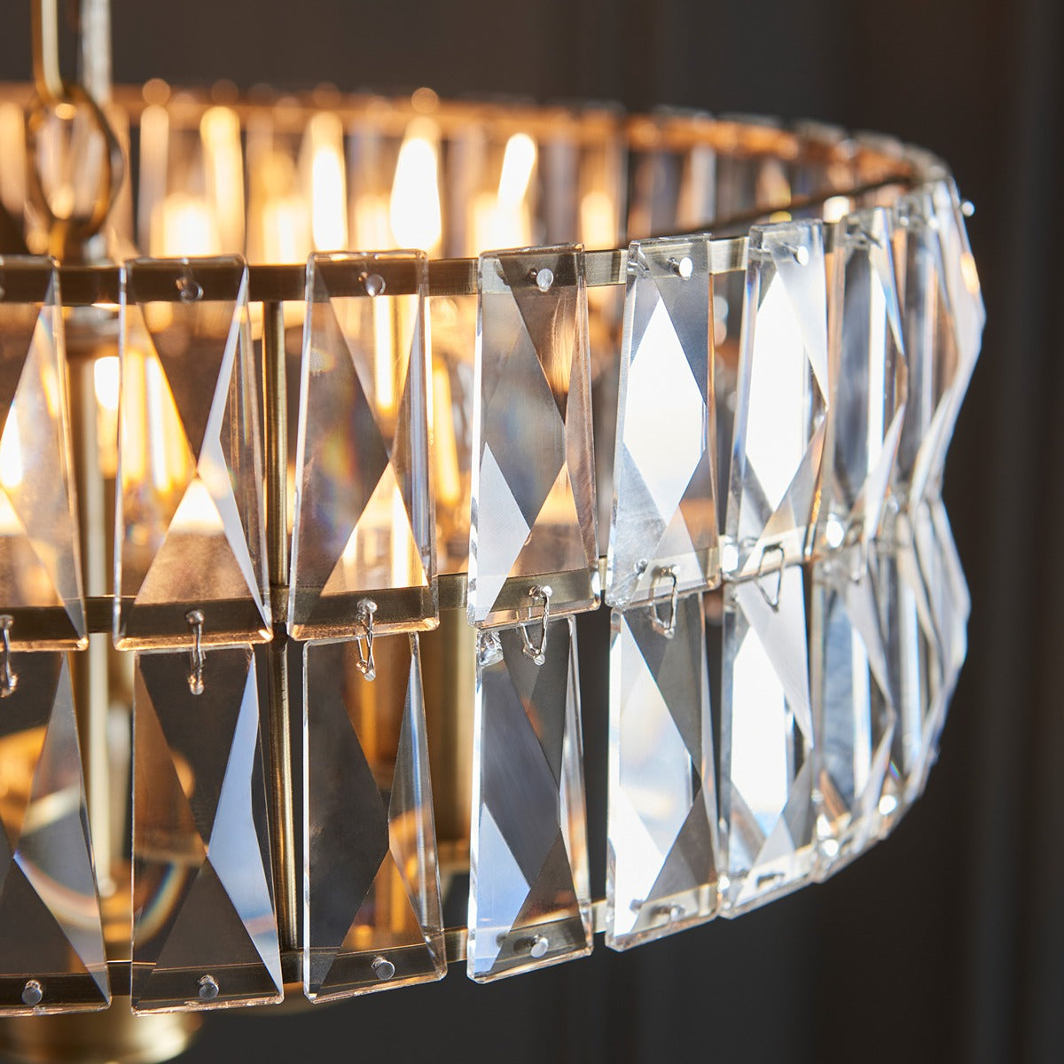 Clifton 3 Pendant Light - Antique Brass
